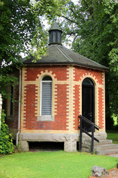 Octagonal garden building at Haddo House. Methlick, Scotland.