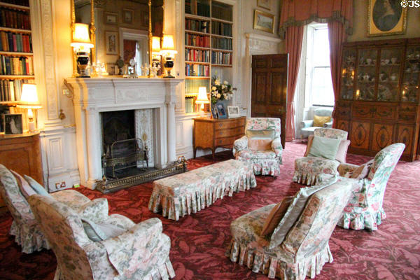 Morning room at Haddo House. Methlick, Scotland.