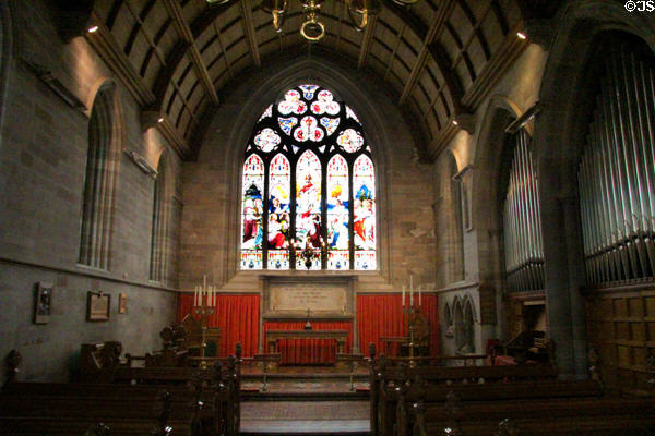 Chapel (1876-81) at Haddo House. Methlick, Scotland. Architect: G.E. Street.