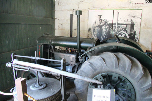 Fordson N tractor (early 1940s) in Museum of Farming Life at Pitmedden Garden. Pitmedden, Scotland.