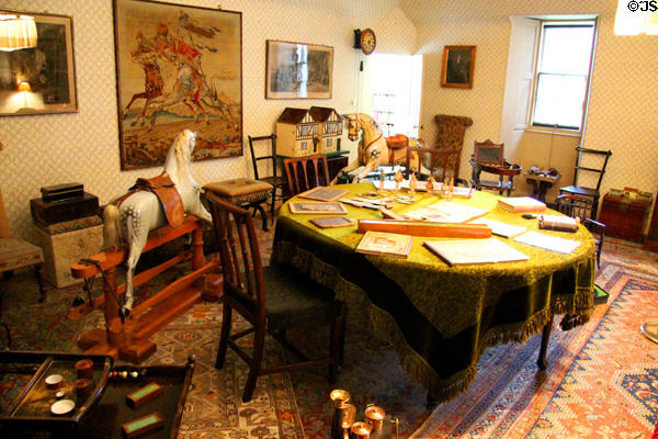 Children's room at Brodie Castle. Brodie, Scotland.