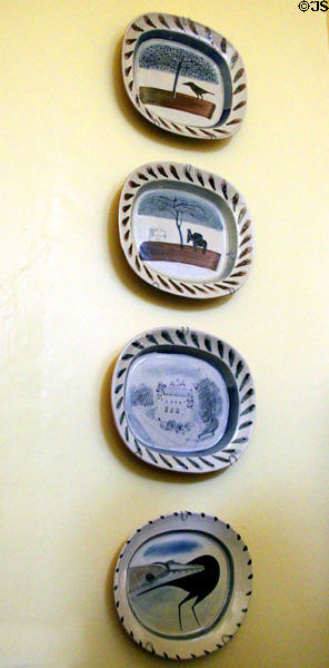 Pottery by James Campbell brother of Lord Cawdor at Cawdor Castle. Cawdor, Scotland.