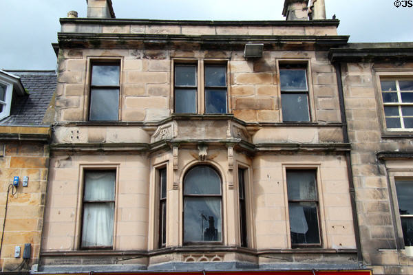 Elgin High Street heritage building. Elgin, Scotland.