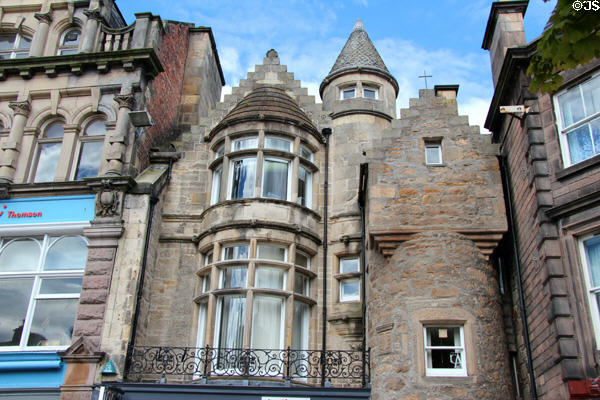 Tower Hotel (1634 & 1859) (107 High St.). Elgin, Scotland.
