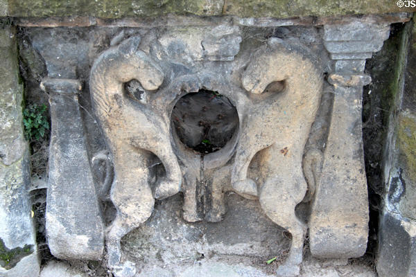 Thunderton House carving. Elgin, Scotland.