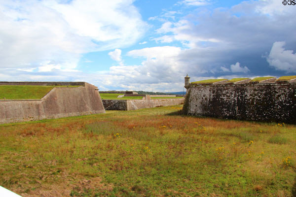 Defensive walls of Fort George (1747). Fort George, Scotland. Architect: William Skinner.