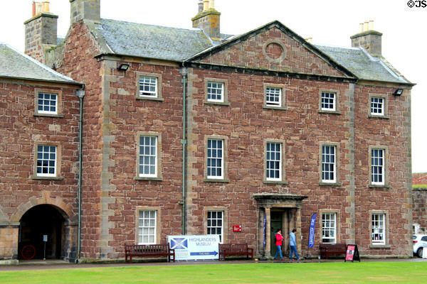 Highlanders' Museum at Fort George. Fort George, Scotland.