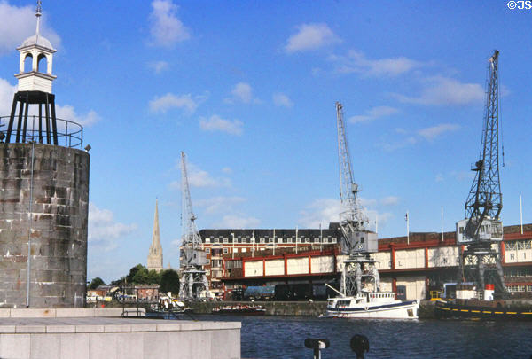 Former Industrial Museum once located on Prince's Wharf at Floating Harbour. Bristol, England.
