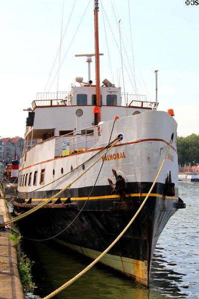 MV Balmoral (1949) launched as a pleasure-cruiser. Bristol, England.