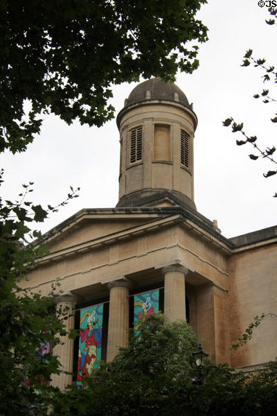 St George's Church (1821-23) on Brandon Hill, now a music venue. Bristol, England. Style: Greek Revival. Architect: Sir Robert Smirke.