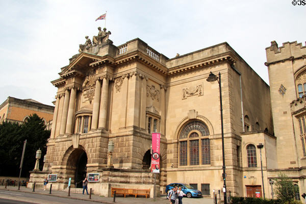 Street view of Bristol Museum & Art Gallery. Bristol, England.