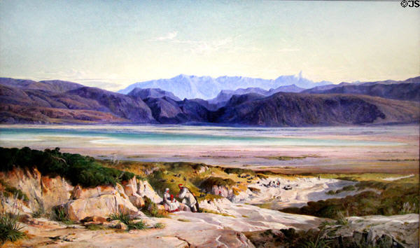 The Mountains of Thermopylae painting (1852) by Edward Lear at Bristol Museum & Art Gallery. Bristol, England.