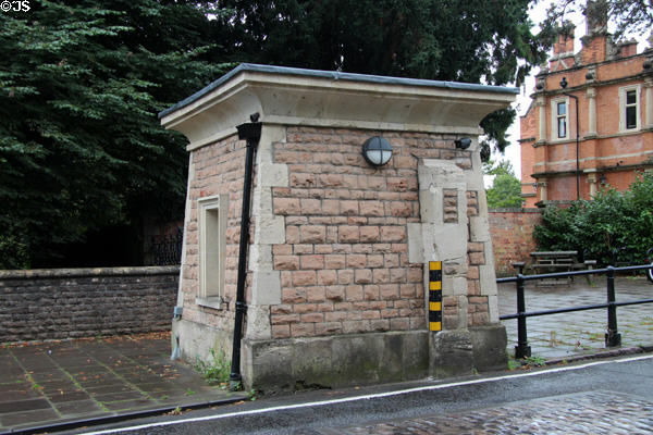 Toll booth at Clifton Suspension Bridge. Bristol, England.