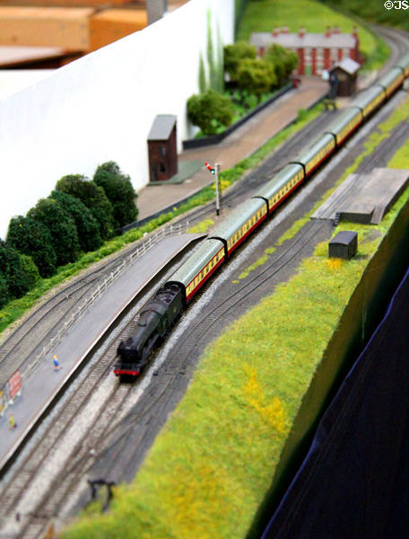 Model railway special exhibit at STEAM Museum of Great Western Railway. Swindon, England.