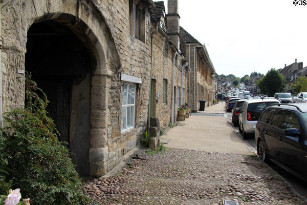 High Street view. Burford, England.