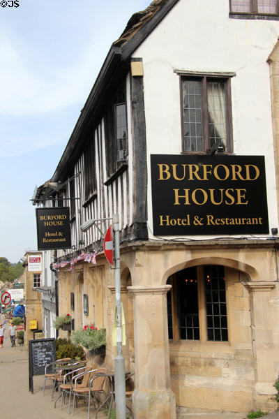 Burford House Hotel on High Street. Burford, England.