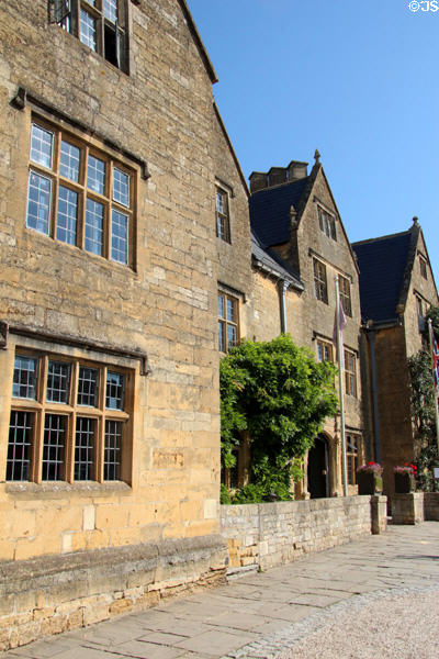 Three storey buildings constructed of stone. Broadway, England.
