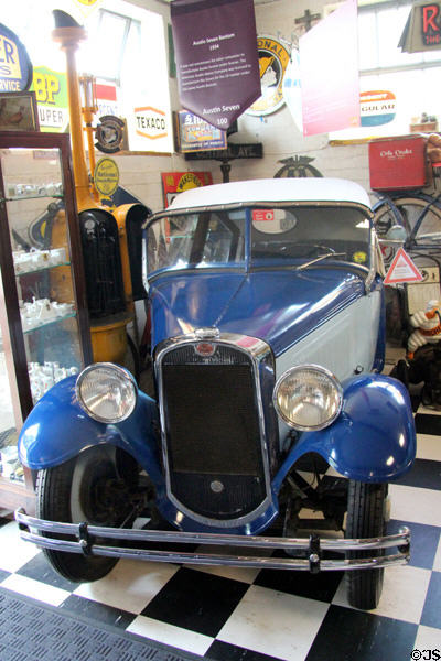 Austin Bantam (1934) known for its flashy styling & built in America & Europe as well as Britain at Cotswold's Motoring Museum. Bourton-on-the-Water, England.