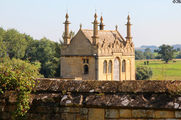 Banqueting House (1613) a remaining structure of mansion destroyed during English Civil War. Chipping Campden, England.