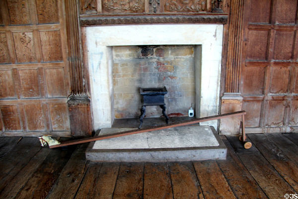 Child's toy used for riding a pretend horse at Chastleton House. Moreton-in-Marsh, England.