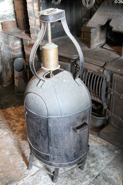 Reflective clockwork roasting oven at Chastleton House. Moreton-in-Marsh, England.