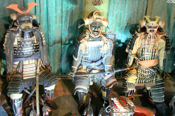 Japanese armor collection at Snowshill Manor. England.
