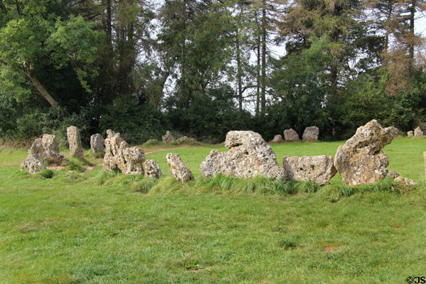 Rollright Stones are a group of Neolithic and Bronze Age megalithic monuments located on the Oxfordshire & Warwickshire border. England.