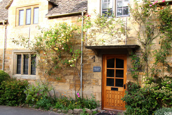 Cotswold style home called "The Old Dairy". Stanton, England.
