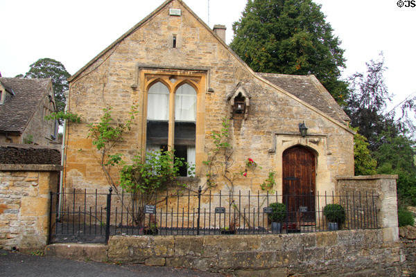"The Old School House" (1846) now upscale residential dwelling. Upper Slaughter, England.