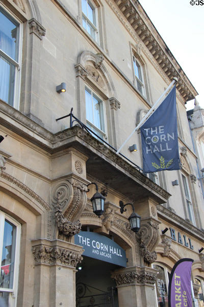 The Corn Hall & arcade. Cirencester, England.