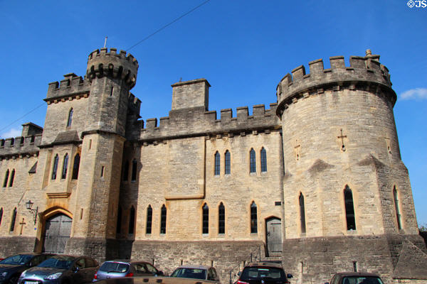 Towers of Cecily Hill Barracks. Cirencester, England.