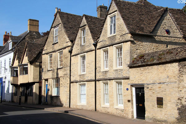 Gosditch streetscape. Cirencester, England.