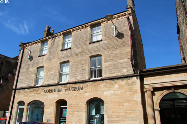 Corinium Museum, named after the Roman name for Cirencester. Cirencester, England.