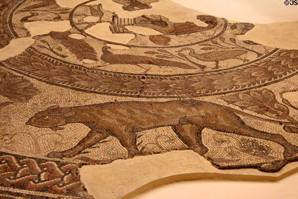 Orpheus Mosaic at Corinium Museum. Cirencester, England.