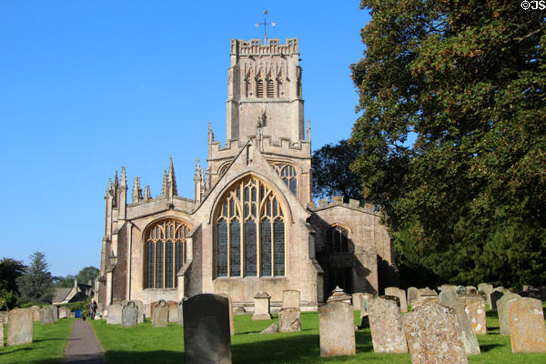 Church of St Peter & St Paul (almost completely rebuilt late 14thC & early 15thC) known as a "wool" church because its construction was paid for by the lucrative wool trade. Northleach, England.