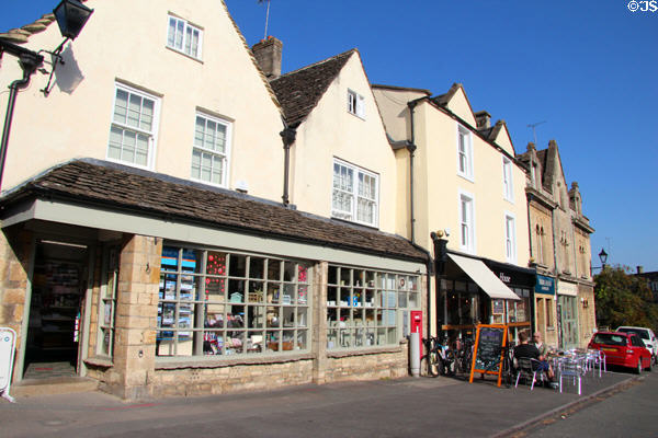 Shop & café on town square. Northleach, England.