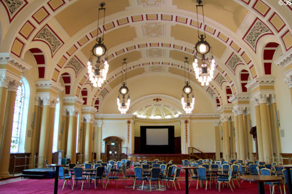 Banquet Hall at Belfast City Hall. Belfast, Northern Ireland.