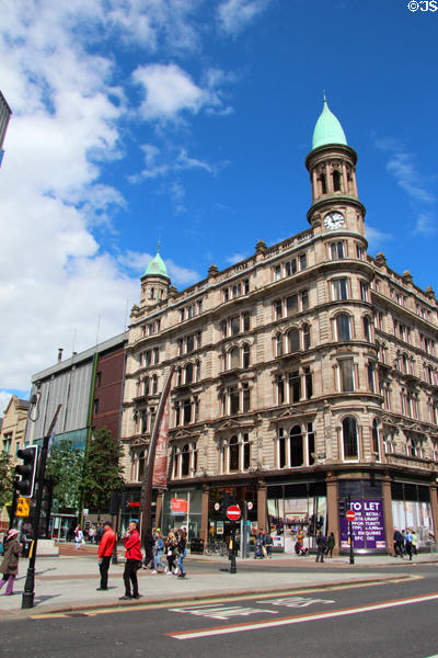 Former Robinson & Cleaver Building (1886) (56 Donegall Square North). Belfast, Northern Ireland. Architect: Young & Mackenzie.