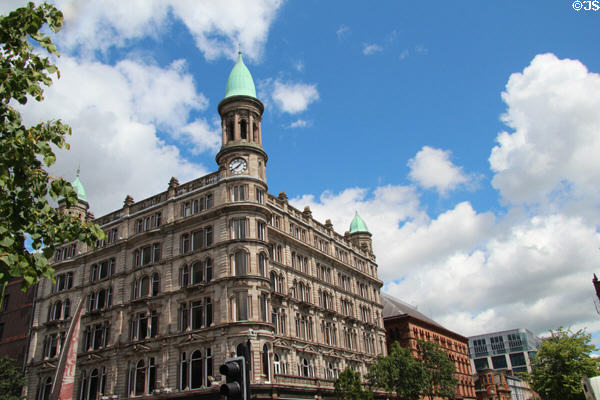 Former Robinson & Cleaver & former Water Office buildings on Donegall Square North. Belfast, Northern Ireland.