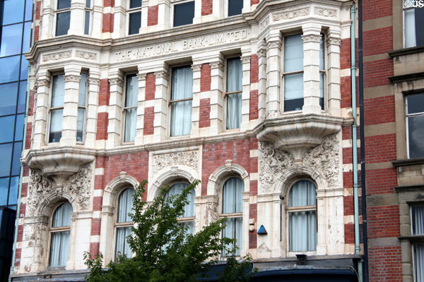 Former National Bank Building (62-64 High St.). Belfast, Northern Ireland.