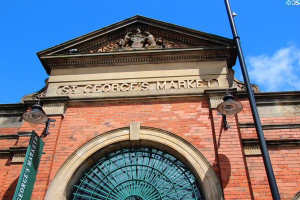 Portal at St George's Market. Belfast, Northern Ireland.