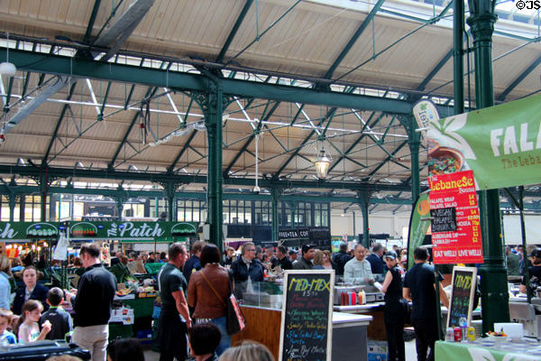 Interior of St George's Market. Belfast, Northern Ireland.