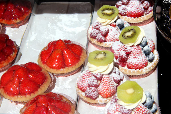 Desserts at St George's Market. Belfast, Northern Ireland.