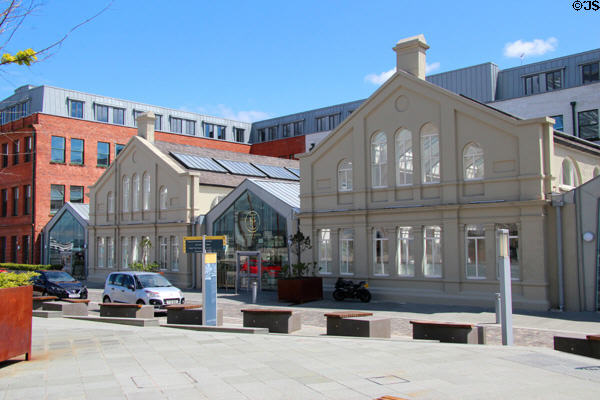 Former Harland & Wolff drawing offices (1900) now repurposed as Titanic Hotel at Titanic Quarter. Belfast, Northern Ireland.