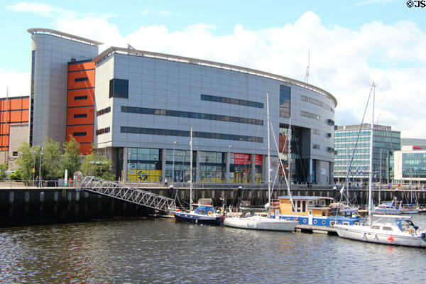 Shopping center at Titanic Quarter. Belfast, Northern Ireland.