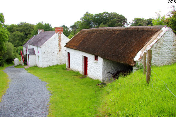 Coshkib Hill Farm (1850s) at Ulster Folk Park. Belfast, Northern Ireland.