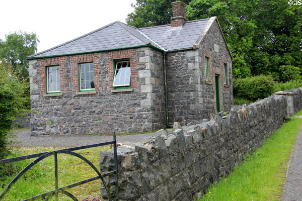 Ballydown National School (1865) at Ulster Folk Park. Belfast, Northern Ireland.