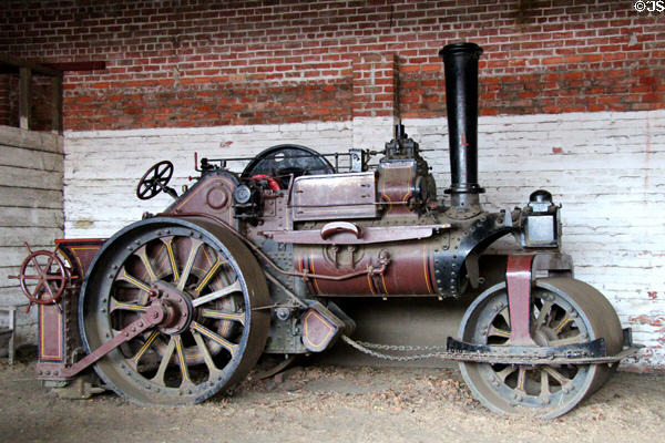 Steam roller at Ulster Folk Park. Belfast, Northern Ireland.