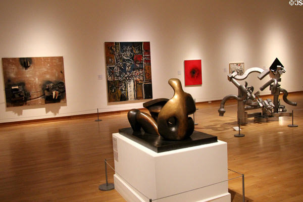 Modern art gallery at Ulster Museum. Belfast, Northern Ireland.