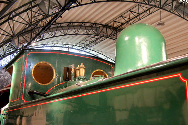 C&LR 4-4-0T steam locomotive no. 2 "Kathleen" (1884) at Ulster Transport Museum. Belfast, Northern Ireland.